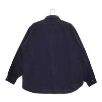 CIOTA 新品 FLANNEL REGULAR COLLAR LONG SLEEVE SHIRT スビンコットンフランネルシャツ 定価39600円 6 ネイビー メンズ シオタ【中古】5-0401T♪