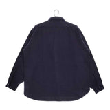 CIOTA 新品 FLANNEL REGULAR COLLAR LONG SLEEVE SHIRT スビンコットンフランネルシャツ 定価39600円 6 ネイビー メンズ シオタ【中古】5-0401T♪