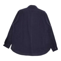CIOTA 新品 FLANNEL REGULAR COLLAR LONG SLEEVE SHIRT スビンコットンフランネルシャツ 定価39600円 4 ネイビー メンズ シオタ【中古】5-0401T♪