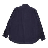 CIOTA 新品 FLANNEL REGULAR COLLAR LONG SLEEVE SHIRT スビンコットンフランネルシャツ 定価39600円 4 ネイビー メンズ シオタ【中古】5-0401T♪
