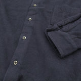 CIOTA 新品 FLANNEL REGULAR COLLAR LONG SLEEVE SHIRT スビンコットンフランネルシャツ 定価39600円 4 ネイビー メンズ シオタ【中古】5-0401T♪