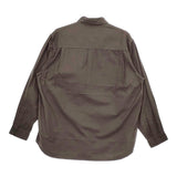 kontor LONG SLEEVE SEAM SHIRT 定価28600円 サイズ2 KON-SH03243 長袖シャツ ダークブラウン メンズ コントール【中古】5-0408M♪