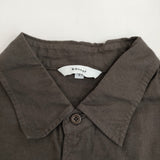 kontor LONG SLEEVE SEAM SHIRT 定価28600円 サイズ2 KON-SH03243 長袖シャツ ダークブラウン メンズ コントール【中古】5-0408M♪