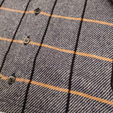 ironari 新品 I-23462 ボレロロ 定価19800円 チェック カーディガン パープル ホワイト レディース イロナリ【中古】5-0513T♪