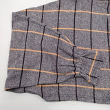 ironari 新品 I-23462 ボレロロ 定価19800円 チェック カーディガン パープル ホワイト レディース イロナリ【中古】5-0513T♪