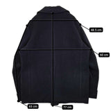 D.C.WHITE 新品 接結リバー/リーファーJK 定価85800円 サイズ48 コート ジャケット ネイビー メンズ ディーシーホワイト【中古】5-1101T∞