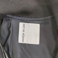 BRU NA BOINNE 新品 24AW B-1ジャンパー レザー 定価209000円 サイズM ジャケット ブラック メンズ ブルーナボイン【中古】5-0328T◎