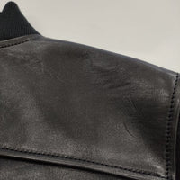 BRU NA BOINNE 新品 24AW B-1ジャンパー レザー 定価209000円 サイズM ジャケット ブラック メンズ ブルーナボイン【中古】5-0328T◎