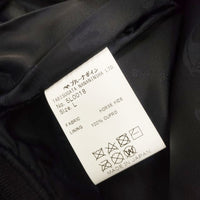 BRU NA BOINNE 新品 24AW B-1ジャンパー レザー 定価209000円 サイズL ジャケット ブラック メンズ ブルーナボイン【中古】5-0328T◎