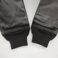BRU NA BOINNE 新品 24AW B-1ジャンパー レザー 定価209000円 サイズL ジャケット ブラック メンズ ブルーナボイン【中古】5-0328T◎