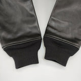BRU NA BOINNE 新品 24AW B-1ジャンパー レザー 定価209000円 サイズL ジャケット ブラック メンズ ブルーナボイン【中古】5-0328T◎