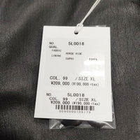 BRU NA BOINNE 新品 24AW B-1ジャンパー レザー 定価209000円 サイズXL ジャケット ブラック メンズ ブルーナボイン【中古】5-0328T◎