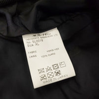 BRU NA BOINNE 新品 24AW B-1ジャンパー レザー 定価209000円 サイズXL ジャケット ブラック メンズ ブルーナボイン【中古】5-0328T◎