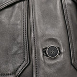 BRU NA BOINNE 新品 24AW B-1ジャンパー レザー 定価209000円 サイズXL ジャケット ブラック メンズ ブルーナボイン【中古】5-0328T◎