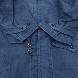 OUTIL 新品 ヴェストゴールト VESTE GOULT OV-T040 定価88000円 サイズ1 ハンティング ジャケット インディゴ レディース ウティ【中古】5-0401M♪