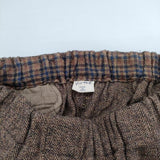 nume NFPT-4442C コットン ワイド イージー パンツ ブラウン レディース ヌメ【中古】5-1015T∞