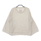Pal'las Palace PKPO-3867C コットンナイロン サイズ0 ニット アイボリー レディース パラスパレス【中古】5-0412M△