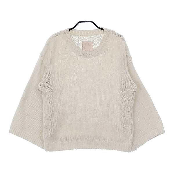 Pal'las Palace PKPO-3867C コットンナイロン サイズ0 ニット アイボリー レディース パラスパレス【中古】5-0412M△