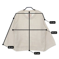 Pal'las Palace PKPO-3867C コットンナイロン サイズ0 ニット アイボリー レディース パラスパレス【中古】5-0412M△