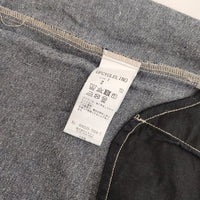 UpcycleLino BASIC nest Robe 600225-7024 ワイド コットンリネン デニムパンツ ネイビー レディース アップサイクルリノ【中古】5-0810G∞