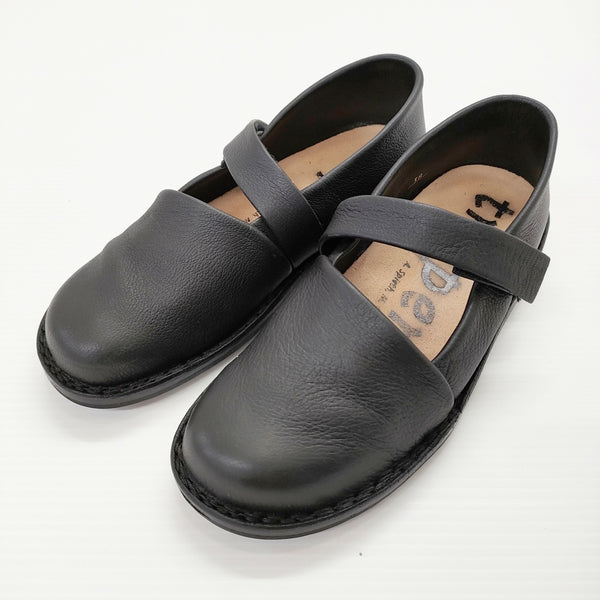 trippen Ahead ストラップ サイズ38 シューズ・靴 ブラック レディース トリッペン【中古】5-0419G◎