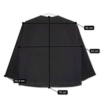 UNFILO 新品 ウールブレンド ノーカラーコート XL COURCW0503 定価25900円 コート 24AW ブラック レディース アンフィーロ【中古】5-0401T♪