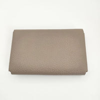 REN レザー カードケース 名刺入れ グレー ユニセックス レン【中古】5-0512G∞