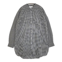 SO/NATURAL STANDARD SUPPLY ギンガムチェック スタンドチュニック ブラウス シャツ ブラック ホワイト レディース エスオー/ナチュラルスタンダードサプライ【中古】5-0810M∞