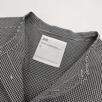 SO/NATURAL STANDARD SUPPLY ギンガムチェック スタンドチュニック ブラウス シャツ ブラック ホワイト レディース エスオー/ナチュラルスタンダードサプライ【中古】5-0810M∞