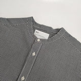 SO/NATURAL STANDARD SUPPLY ギンガムチェック スタンドチュニック ブラウス シャツ ブラック ホワイト レディース エスオー/ナチュラルスタンダードサプライ【中古】5-0810M∞