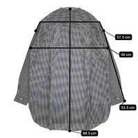 SO/NATURAL STANDARD SUPPLY ギンガムチェック スタンドチュニック ブラウス シャツ ブラック ホワイト レディース エスオー/ナチュラルスタンダードサプライ【中古】5-0810M∞