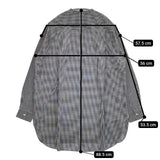 SO/NATURAL STANDARD SUPPLY ギンガムチェック スタンドチュニック ブラウス シャツ ブラック ホワイト レディース エスオー/ナチュラルスタンダードサプライ【中古】5-0810M∞