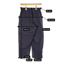 mizuiro-ind タックイージーパンツ tuck easy PT 1-269062 定価15180円 パンツ 25SS ネイビー レディース ミズイロインド【中古】5-0401M♪