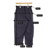 mizuiro-ind タックイージーパンツ tuck easy PT 1-269062 定価15180円 パンツ 25SS ネイビー レディース ミズイロインド【中古】5-0401M♪