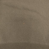 MHL. VINTAGE DRY COTTON ハーフジップ 595-4163501 リブ ニット 23AW カーキ レディース エムエイチエル【中古】5-0412M△