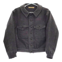 45R/45rpm 未使用品 コットンフランネルのアニーブルゾン トップ 24AW Cグレー レディース フォーティーファイブアールピーエム【中古】5-0401T♪