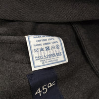 45R/45rpm 未使用品 コットンフランネルのアニーブルゾン トップ 24AW Cグレー レディース フォーティーファイブアールピーエム【中古】5-0401T♪
