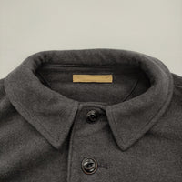 45R/45rpm 未使用品 コットンフランネルのアニーブルゾン トップ 24AW Cグレー レディース フォーティーファイブアールピーエム【中古】5-0401T♪