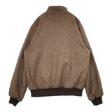Brooks Brothers/MOON ツイード ウール リバーシブル ジャケット ブルゾン ブラウン メンズ ブルックスブラザーズ/ムーン【中古】5-1101T∞
