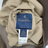 Brooks Brothers/MOON ツイード ウール リバーシブル ジャケット ブルゾン ブラウン メンズ ブルックスブラザーズ/ムーン【中古】5-1101T∞