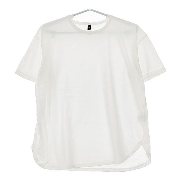 maison de SOIL 日本製 コットン 半袖Ｔシャツ カットソー ホワイト レディース メゾンドソイル【中古】5-0528S∞