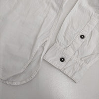 ARMEN バンドカラーシャツ コットン インド製 長袖シャツ ホワイト レディース アーメン【中古】5-0810M∞