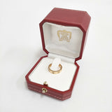 CARTIER LOVEリング ミニラブ イエローゴールド ダイヤ K18 TT3637 750 49 リング・指輪 約9号 ゴールド レディース カルティエ【中古】5-0708G◎