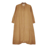 Fog with nest Robe リネン リトアニア製 ワンピース ライトブラウン レディース フォグウィズネストローブ【中古】5-0412M△