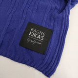 RAGNE KIKAS for Yohji Yamamoto NC-K33-470 シルク リブ ニット パープル レディース ラグネキカスフォーヨウジヤマモト【中古】5-0901M∞