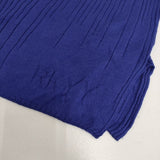RAGNE KIKAS for Yohji Yamamoto NC-K33-470 シルク リブ ニット パープル レディース ラグネキカスフォーヨウジヤマモト【中古】5-0901M∞