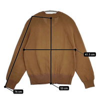 MHL. DENSE COTTON 595-8264505 コットンニット カーディガン ブラウン レディース エムエイチエル【中古】5-0901M∞