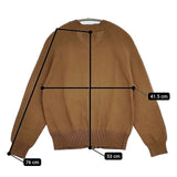 MHL. DENSE COTTON 595-8264505 コットンニット カーディガン ブラウン レディース エムエイチエル【中古】5-0901M∞