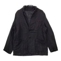 nest Robe 01211-1115 リネン サイズF テーラードジャケット ブラック レディース ネストローブ【中古】5-0412M△