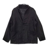 nest Robe 01211-1115 リネン サイズF テーラードジャケット ブラック レディース ネストローブ【中古】5-0412M△